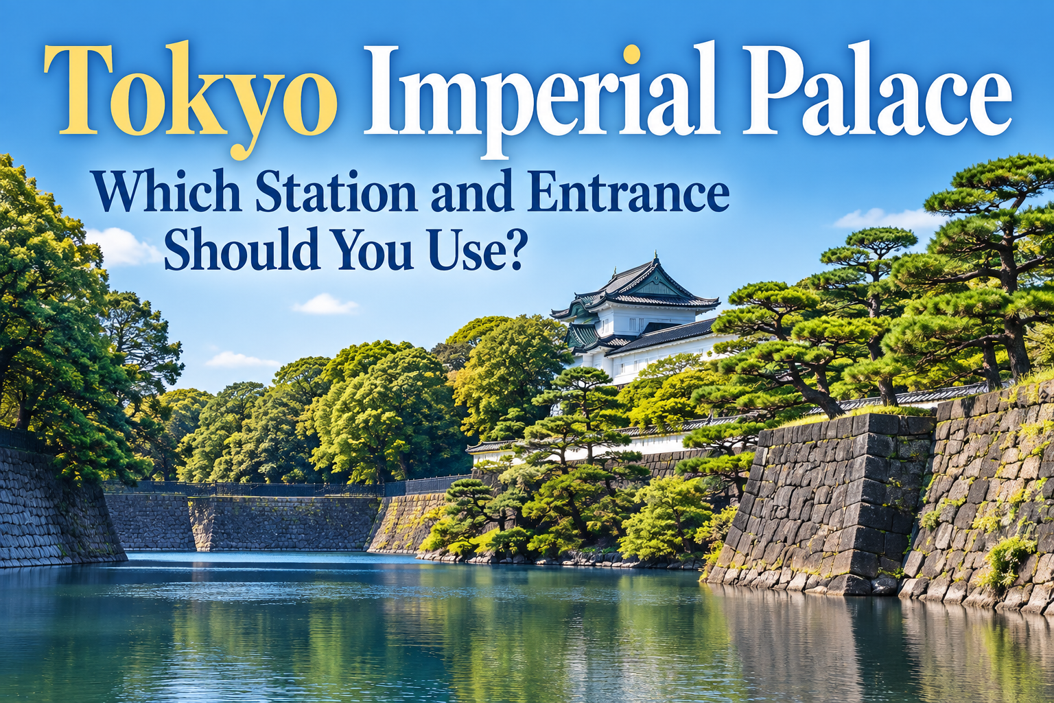 Tokyo Imperial Palace which station and entrance guide