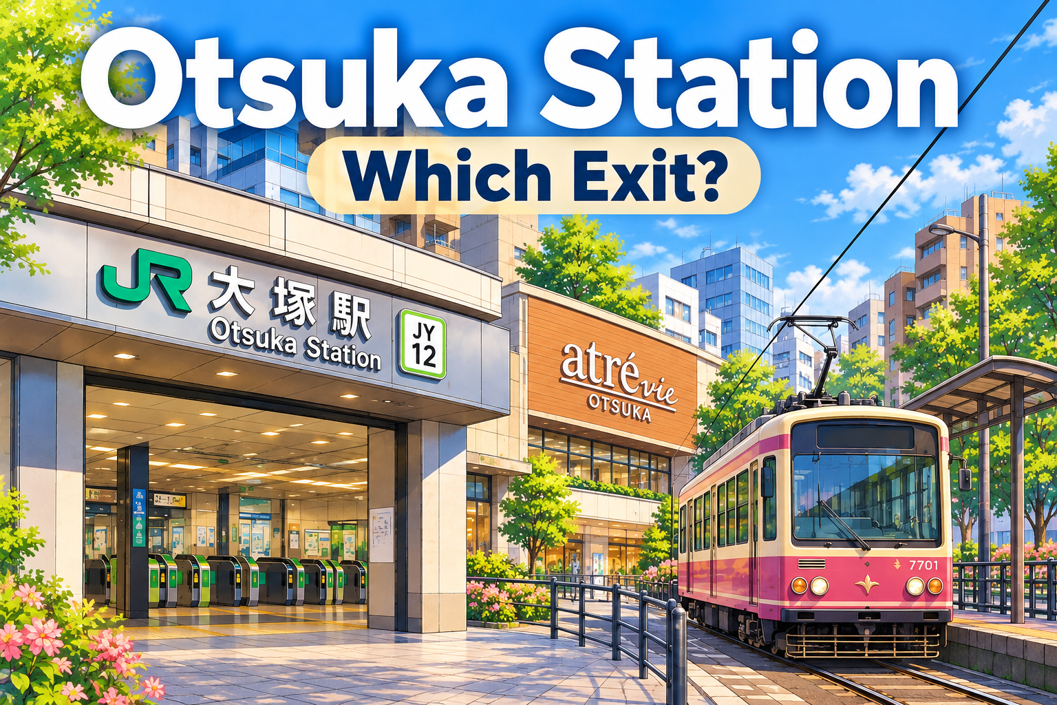 Which exit at Otsuka Station
